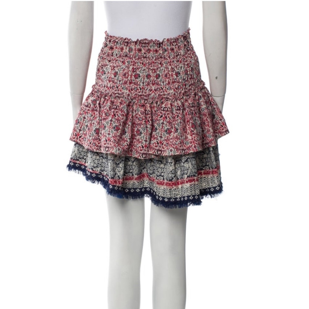 Floral Tiered Mini Skirt